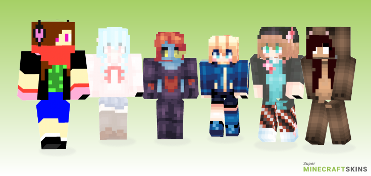 Heroine Minecraft Skins - Best Free Minecraft skins for Girls and Boys