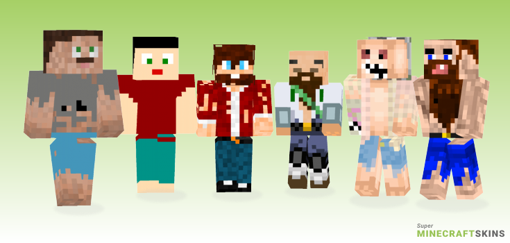 Hobo Minecraft Skins - Best Free Minecraft skins for Girls and Boys