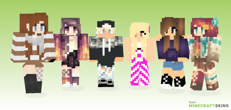 Hot Minecraft Skins - Best Free Minecraft skins for Girls and Boys