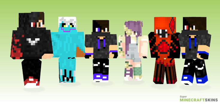 Infected Minecraft Skins - Best Free Minecraft skins for Girls and Boys
