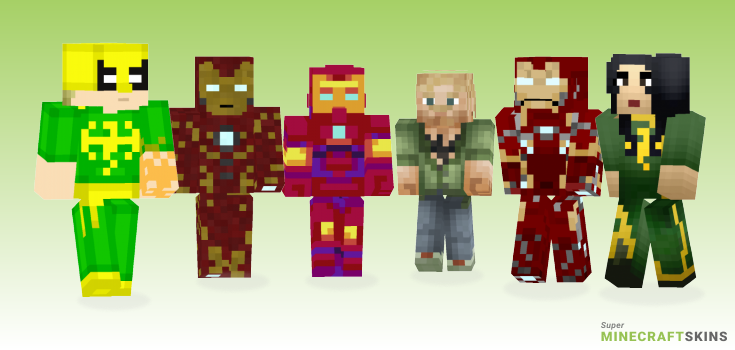 Iron Minecraft Skins - Best Free Minecraft skins for Girls and Boys