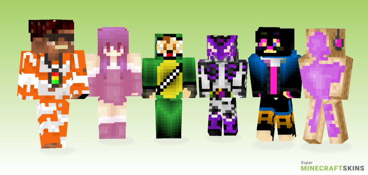 Jam Minecraft Skins - Best Free Minecraft skins for Girls and Boys