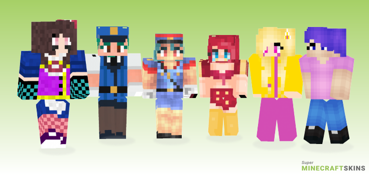 Jenny Minecraft Skins - Best Free Minecraft skins for Girls and Boys