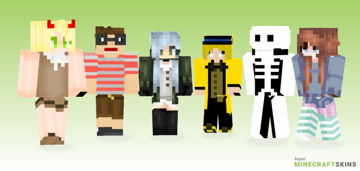 Just Minecraft Skins - Best Free Minecraft skins for Girls and Boys