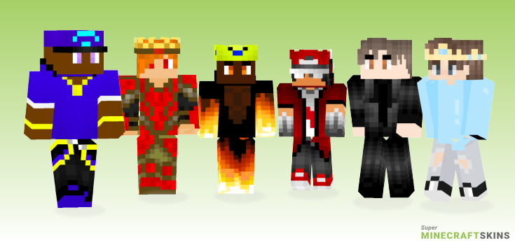 King Minecraft Skins - Best Free Minecraft skins for Girls and Boys