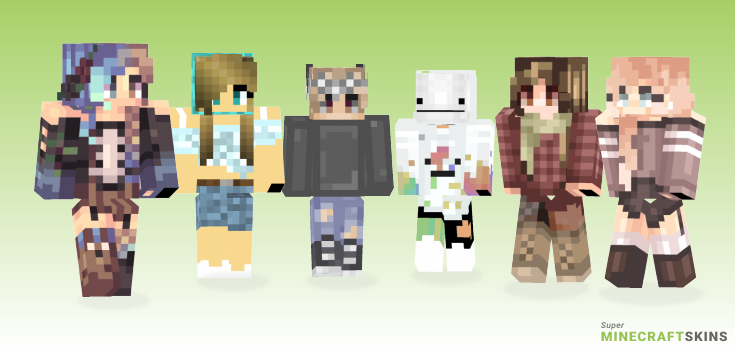 Know Minecraft Skins - Best Free Minecraft skins for Girls and Boys