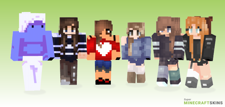 Lazy Minecraft Skins - Best Free Minecraft skins for Girls and Boys