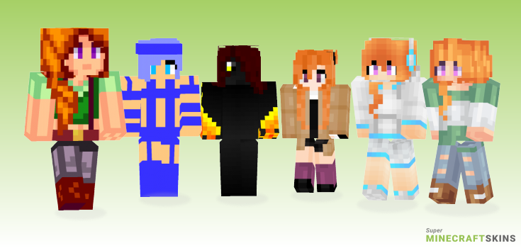 Leah Minecraft Skins - Best Free Minecraft skins for Girls and Boys