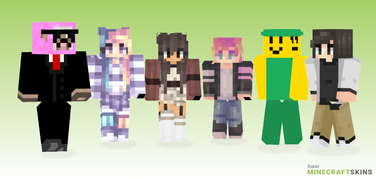 Many Minecraft Skins - Best Free Minecraft skins for Girls and Boys