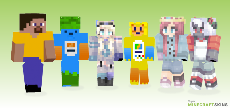 Mascot Minecraft Skins - Best Free Minecraft skins for Girls and Boys