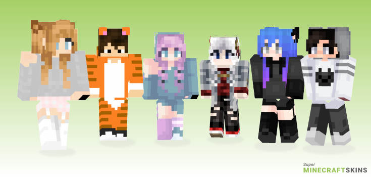 Meow Minecraft Skins - Best Free Minecraft skins for Girls and Boys
