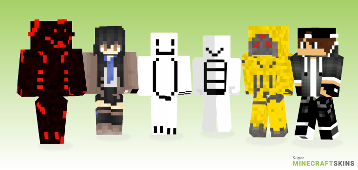 Mine Minecraft Skins - Best Free Minecraft skins for Girls and Boys