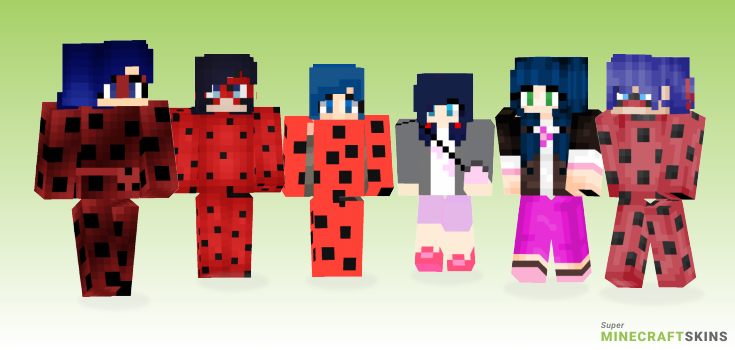 Miraculous Minecraft Skins - Best Free Minecraft skins for Girls and Boys