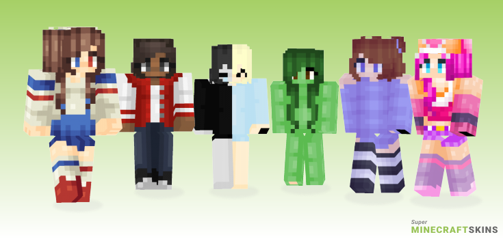 Miss Minecraft Skins - Best Free Minecraft skins for Girls and Boys