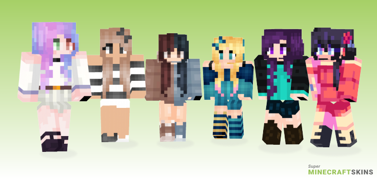 Mixed Minecraft Skins - Best Free Minecraft skins for Girls and Boys