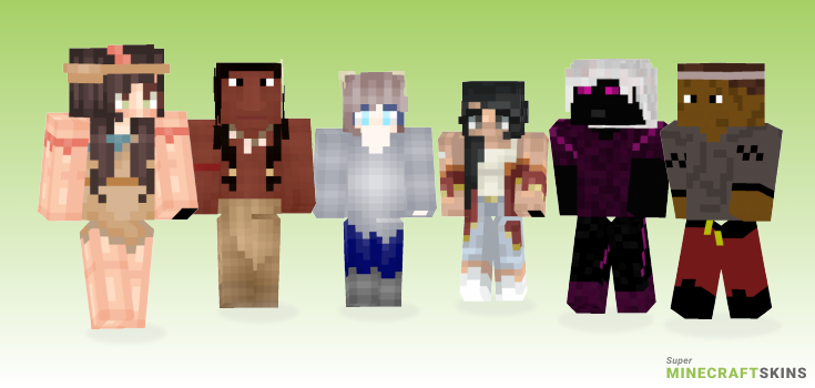 Native Minecraft Skins - Best Free Minecraft skins for Girls and Boys