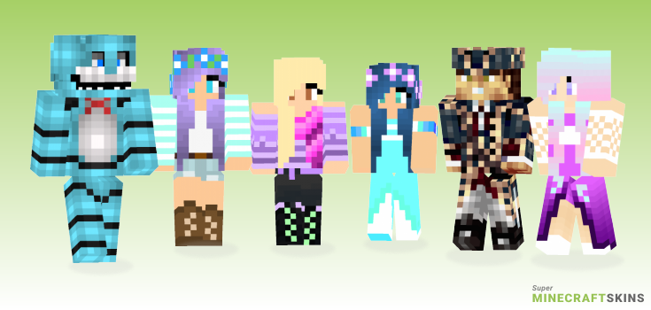 New version Minecraft Skins - Best Free Minecraft skins for Girls and Boys