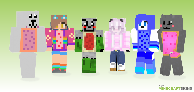 Nyan Minecraft Skins - Best Free Minecraft skins for Girls and Boys