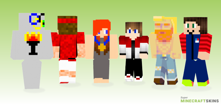 Olympic Minecraft Skins - Best Free Minecraft skins for Girls and Boys