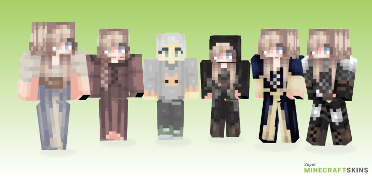 Ophelia Minecraft Skins - Best Free Minecraft skins for Girls and Boys