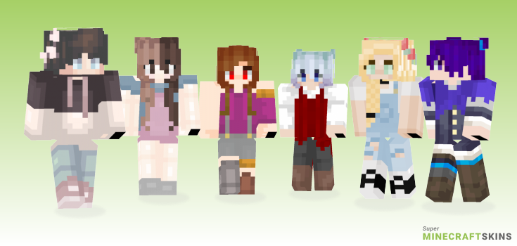 Pale Minecraft Skins - Best Free Minecraft skins for Girls and Boys