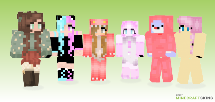 Pink Minecraft Skins - Best Free Minecraft skins for Girls and Boys
