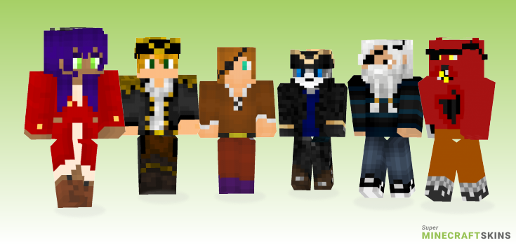 Pirate Minecraft Skins - Best Free Minecraft skins for Girls and Boys