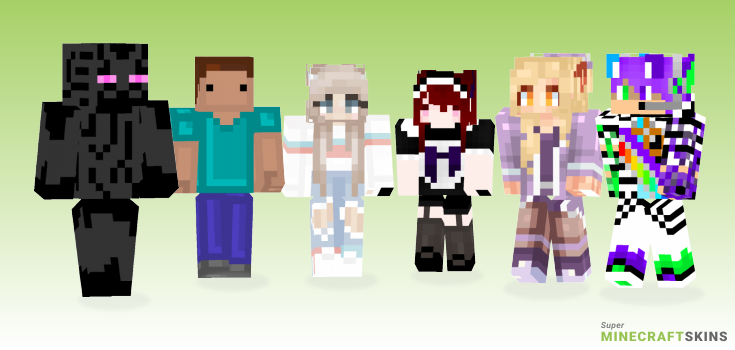 Pixel Minecraft Skins - Best Free Minecraft skins for Girls and Boys