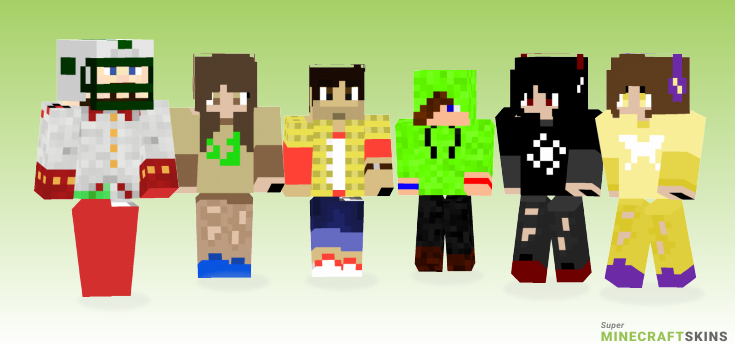Player Minecraft Skins - Best Free Minecraft skins for Girls and Boys