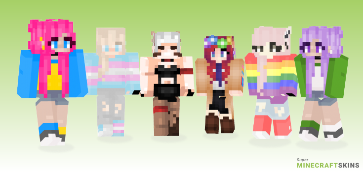 Pride Minecraft Skins - Best Free Minecraft skins for Girls and Boys