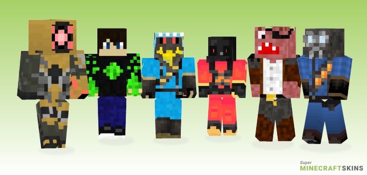 Pyro Minecraft Skins - Best Free Minecraft skins for Girls and Boys