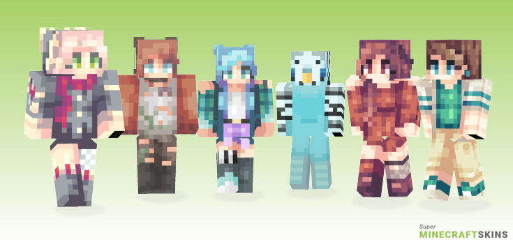 Raffle Minecraft Skins - Best Free Minecraft skins for Girls and Boys