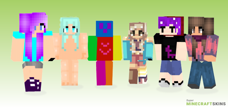 Random Minecraft Skins - Best Free Minecraft skins for Girls and Boys