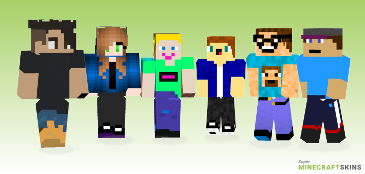 Real life Minecraft Skins - Best Free Minecraft skins for Girls and Boys