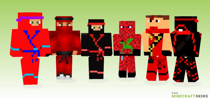 Red ninja Minecraft Skins - Best Free Minecraft skins for Girls and Boys