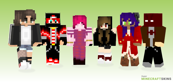 Red Minecraft Skins - Best Free Minecraft skins for Girls and Boys
