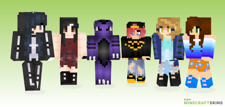 Requested Minecraft Skins - Best Free Minecraft skins for Girls and Boys