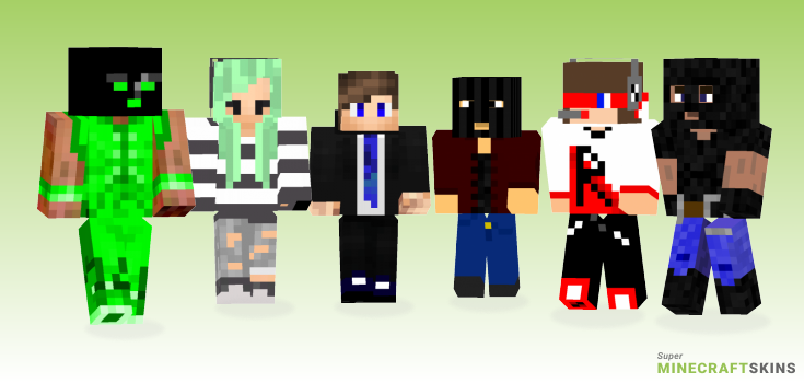 Robber Minecraft Skins - Best Free Minecraft skins for Girls and Boys