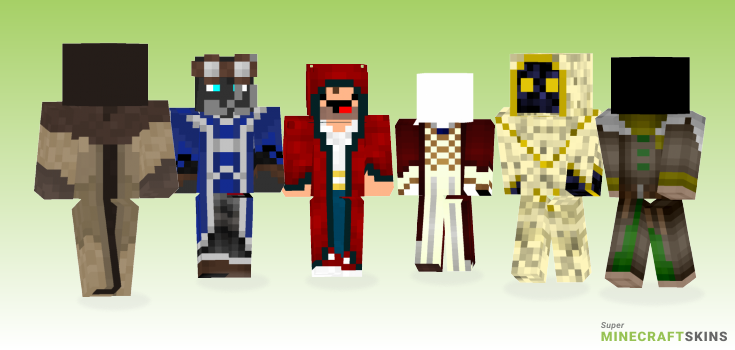 Robes Minecraft Skins - Best Free Minecraft skins for Girls and Boys