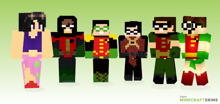 Robin Minecraft Skins - Best Free Minecraft skins for Girls and Boys