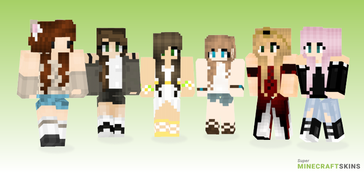 Rosely Minecraft Skins - Best Free Minecraft skins for Girls and Boys