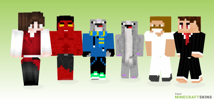 Ross Minecraft Skins - Best Free Minecraft skins for Girls and Boys