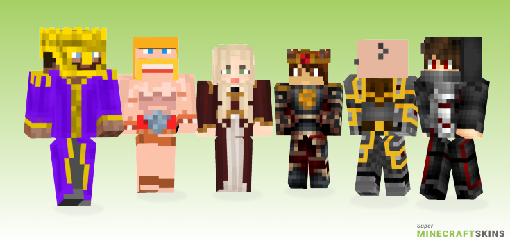 Royal Minecraft Skins - Best Free Minecraft skins for Girls and Boys