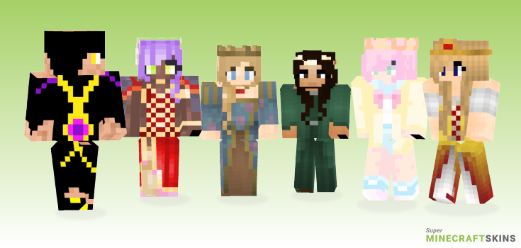 Royalty Minecraft Skins - Best Free Minecraft skins for Girls and Boys