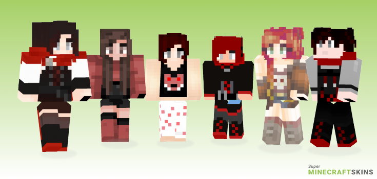 Ruby Minecraft Skins - Best Free Minecraft skins for Girls and Boys