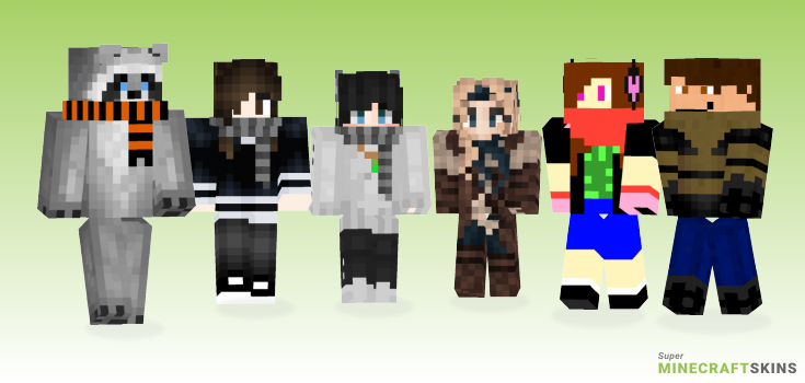 Scarf Minecraft Skins - Best Free Minecraft skins for Girls and Boys