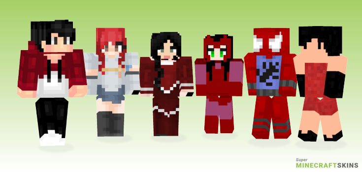 Scarlet Minecraft Skins - Best Free Minecraft skins for Girls and Boys