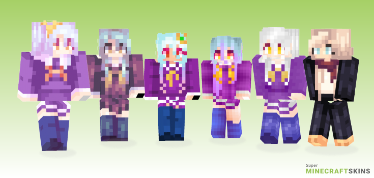 Shiro Minecraft Skins - Best Free Minecraft skins for Girls and Boys