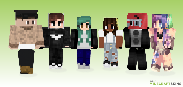 Sign Minecraft Skins - Best Free Minecraft skins for Girls and Boys