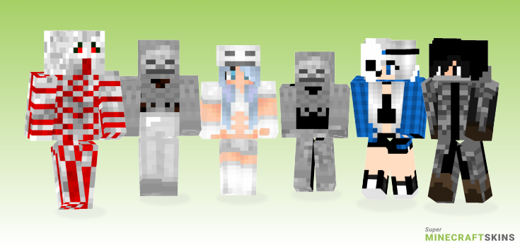 Skeleton Minecraft Skins - Best Free Minecraft skins for Girls and Boys